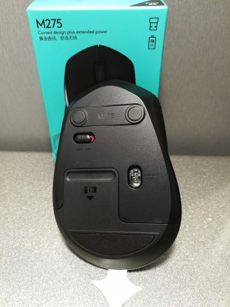 Цвет в наличии:
- Черный

Мышь Logitech Wireless Mouse M275, мышь имеет изогн. . фото 3