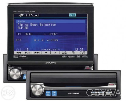 DVD Alpine IVA-D105R - DVD/DivX/CD/MP3/WMA/AAC - Mobile Media станция с 6,5" сен. . фото 1