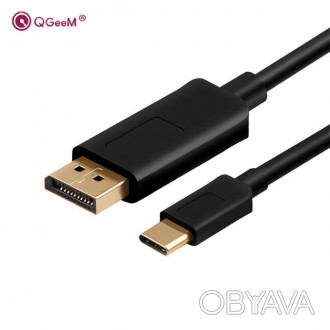 Кабель USB C на DisplayPort Cable 4K 60Hz USB 3.1 Type C (Thunderbolt 3 поддержк. . фото 1