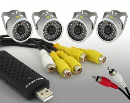 EasyCAP02 4Channel USB2.0 DVR ― система безопасности с идеальным дизайном для до. . фото 2