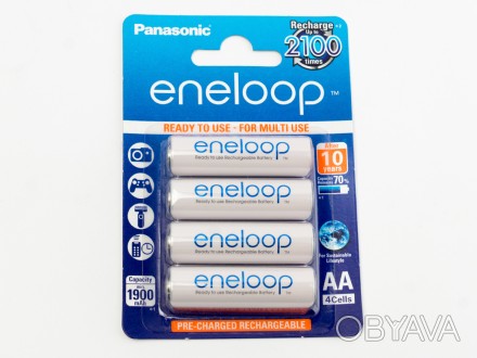 Новые аккумуляторы АА Panasonic Eneloop (BK-3MCCE), по сравнению с предыдущей ве. . фото 1