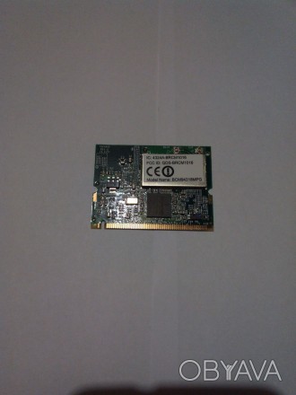 Тип: Wi-Fi модуль ноутбука Acer Aspire 5000
Марка: Broadcom
Модель: BCM94318MP. . фото 1