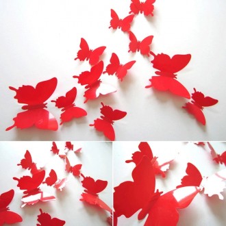 Бабочки для декора, материал - плотный пластик.

Бабочки однотонные с глянцевы. . фото 3