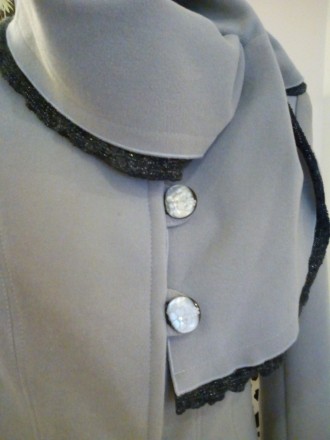 Кашемировое пальто от фирмы Folk L'or в сером цвете. Размер 44, 46 (38, 40,  евр. . фото 4