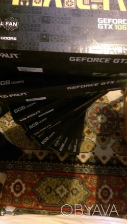 Видеокарты Palit nVidia GeForce GTX 1060 6GB GDDR5 Dual в наличии. 
Точка выдач. . фото 1