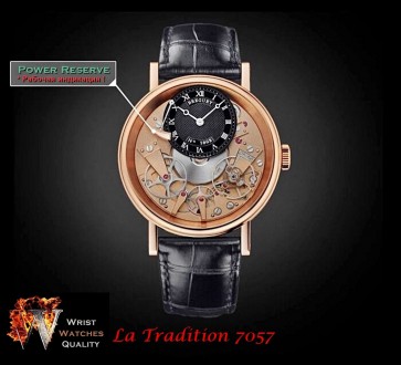 Breguet - La Tradition 7057 Power Reserve Skeleton Dial Rose Gold - 40мм.
Ref. . . фото 13