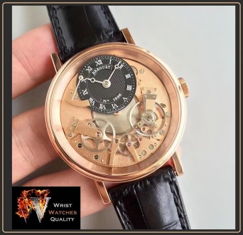 Breguet - La Tradition 7057 Power Reserve Skeleton Dial Rose Gold - 40мм.
Ref. . . фото 2