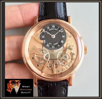 Breguet - La Tradition 7057 Power Reserve Skeleton Dial Rose Gold - 40мм.
Ref. . . фото 3