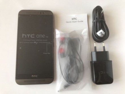 Новый HTC ONE M9 Gunmetal Grey 3/32 GB в оригинальной коробке и в заводской защи. . фото 2