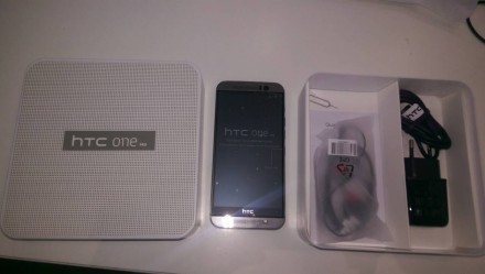 Новый HTC ONE M9 Gunmetal Grey 3/32 GB в оригинальной коробке и в заводской защи. . фото 3