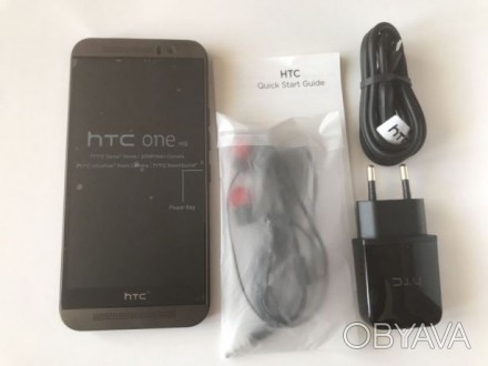 Новый HTC ONE M9 Gunmetal Grey 3/32 GB в оригинальной коробке и в заводской защи. . фото 1