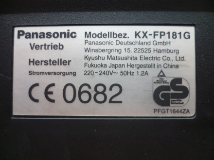 Продаю телефон факс, Panasonic KX-FP 181 G, нормальное рабочее состояние. ВЫСЫЛА. . фото 9