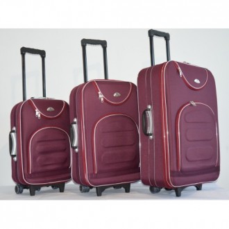 Чемодан сумка женский Bonro комплект 3 штуки Цвет: бордовый

Цвет: бордовый

. . фото 6