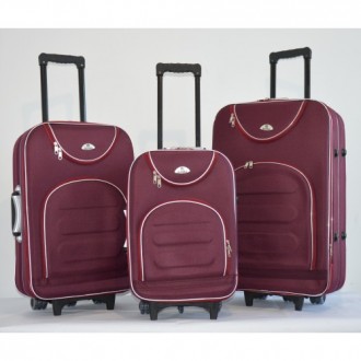 Чемодан сумка женский Bonro комплект 3 штуки Цвет: бордовый

Цвет: бордовый

. . фото 2