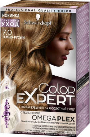 Краска для волос Schwarzkopf Color Expert
есть 2 цвета
7.0 Темно-русый
7.7 Ме. . фото 2