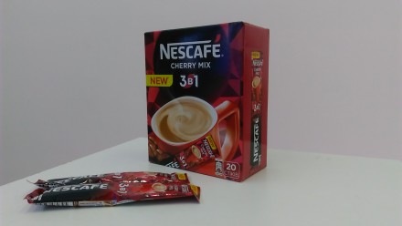 Кофе Nescafe 3в1 Cherry Mix
Упаковка 20 стиков по 13г
Срок годности до 2019г
. . фото 5