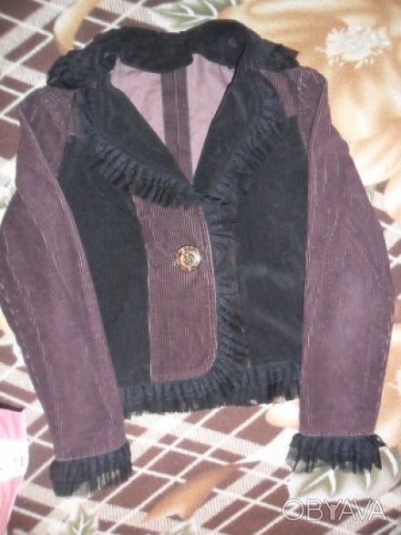 пиджак 70грн :super:, шился под заказ, крупный вельвет
длинна по спине 50см ,дл. . фото 1