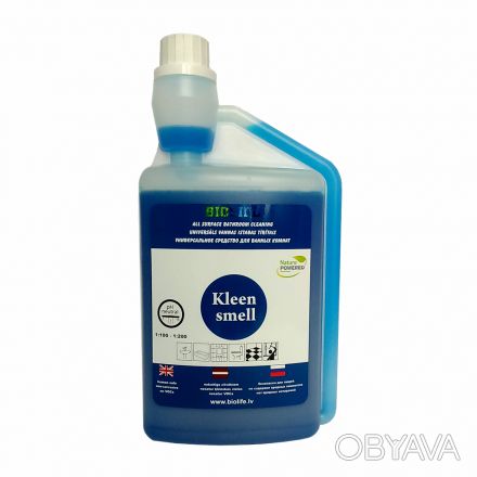 Bio Kleen Smell - моющее средство для ухода за всеми поверхностями ванных комнат. . фото 1