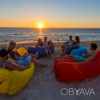 Ламзак -уникальный надувной лежак. Можно использовать как шезлонг на пляже, мест. . фото 1