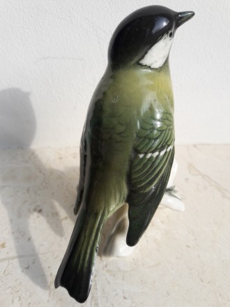 Фарфоровая статуэтка птицы синица
Изг: фабрика Карла Энса (Karl Ens), Германия.. . фото 4