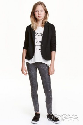 Пиджак H&M на девочку 13-14 лет/164 см
76% полиэстер 20% вискоза 4% эластан
Дл. . фото 1