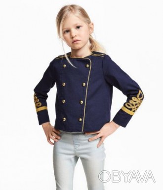 Пиджак H&M на девочку 7-8 лет/128 см
100% хлопок
Длина 47 см, рукав 47 см, шир. . фото 1