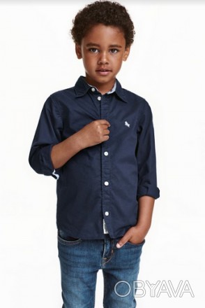 Рубашка H&M на мальчика 1,5-2 года/92 см
100% хлопок
Длина 41 см
Рукав от пле. . фото 1