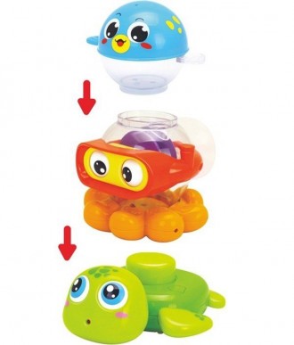Замечательный набор игрушек для купания   сделает время, проведенное в ванной, н. . фото 3