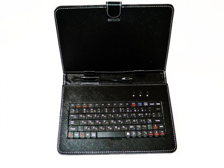 Чехол клавиатура для планшета 10" EN-Rus MicroUSB Black
Отличный чехол с качест. . фото 2