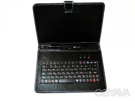Чехол клавиатура для планшета 10" EN-Rus MicroUSB Black
Отличный чехол с качест. . фото 1