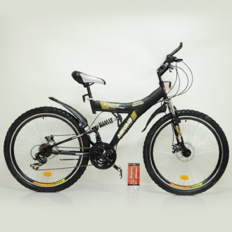 Стильный спортивный велосипед MAXIMA T26-726A-DBF c диаметром колес 26 дюймов. Д. . фото 2