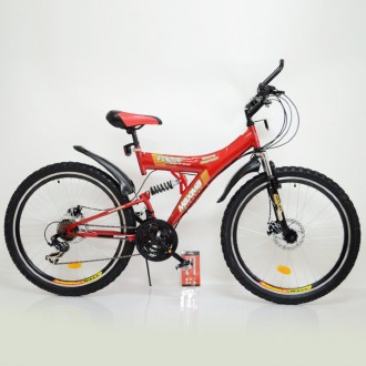 Стильный спортивный велосипед MAXIMA T26-726A-DBF c диаметром колес 26 дюймов. Д. . фото 3