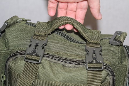 Сумка штурмовая тактическая Battler v.3 ― сумка на пояс или через плечо. Прочная. . фото 9