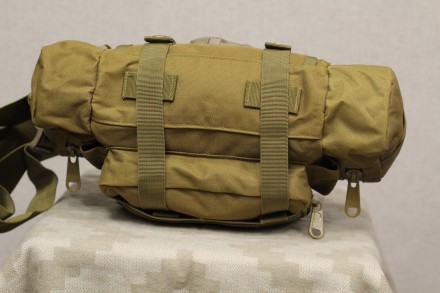 Сумка штурмовая тактическая Battler v.3 ― сумка на пояс или через плечо. Прочная. . фото 4