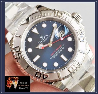 ROLEX - Yacht-Master Rolesor 40 Blue Dial Rolesium Steel and Platinum 40mm.
Ref. . фото 9
