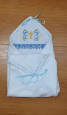 Крестильный вышитый набор для мальчика. Стильная и яркая украинская вышивка ХК 0. . фото 13