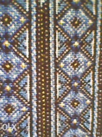 Ручна робота
Качесто 100%
виконано на вишивальної канві, хрестиком в 4 нитки.
. . фото 5