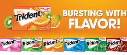 Trident gum американская Жевательная резинка без сахара.
все вкусы в наличии на. . фото 1