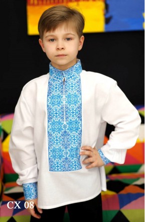 Украинский производитель.

Вышитые рубашки для мальчиков выполнены в традицион. . фото 4