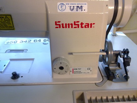 Швейна машина, машинка SunStar KM757, двоголкова- 16 мм. Смотрите видео- https:/. . фото 4