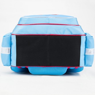 Рюкзак для девочек младшей школы 6-10 лет ,выполнен из прочного полиэстера голуб. . фото 6