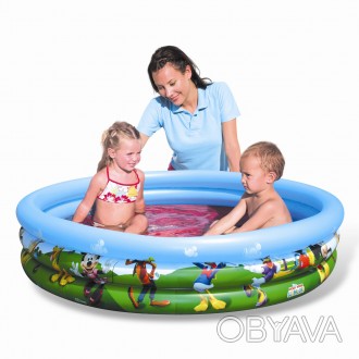 Яркий и красочный большого размера бассейн понравится вам и вашим деткам во врем. . фото 1