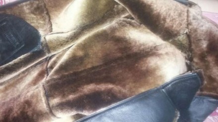 Срочно!Новая зимня кожаная курта на меху размер s-m. Подарок из финляндии покупа. . фото 4