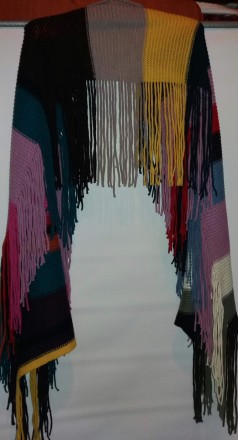 Оригинальный шарф с модной расцветкой.  Мягкий, большой и стильный. Насыщенный ц. . фото 3