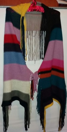 Оригинальный шарф с модной расцветкой.  Мягкий, большой и стильный. Насыщенный ц. . фото 4