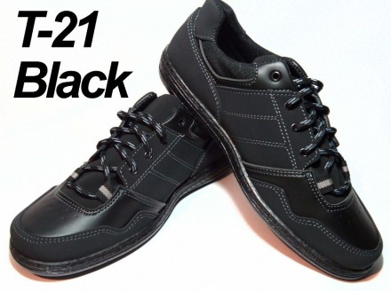 Кроссовки модели Т-21 Black имеют неординарный дизайн и стильный внешний вид. Да. . фото 3