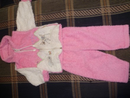 Продам  костюм-тройку из рваной махры ребенку на возраст 10 месяцев-1,5 года. В . . фото 2