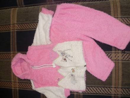 Продам  костюм-тройку из рваной махры ребенку на возраст 10 месяцев-1,5 года. В . . фото 3