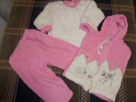 Продам  костюм-тройку из рваной махры ребенку на возраст 10 месяцев-1,5 года. В . . фото 4