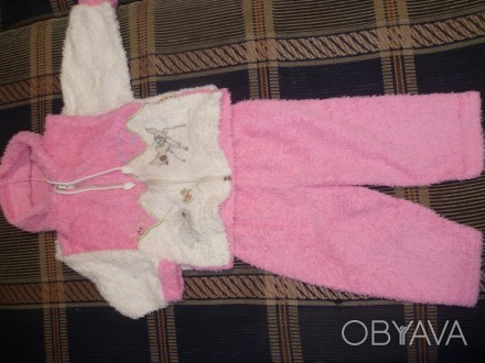 Продам  костюм-тройку из рваной махры ребенку на возраст 10 месяцев-1,5 года. В . . фото 1